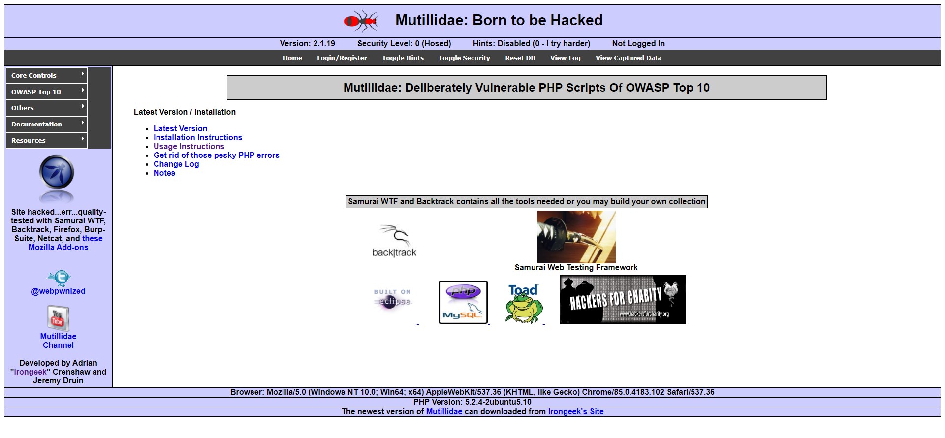 metasploitable 2 virtualbox download