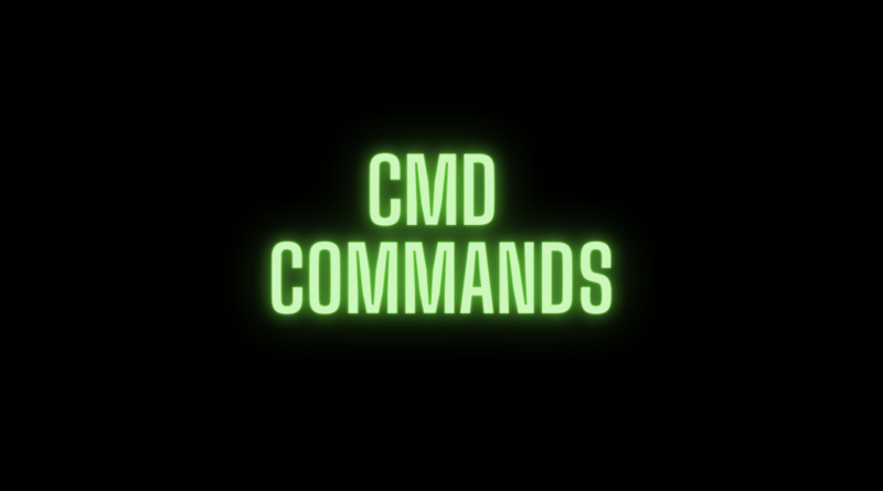 cmd commands
