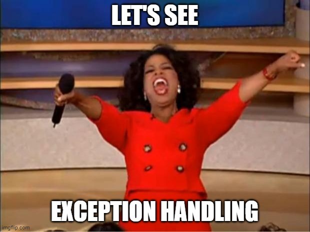 exception handling