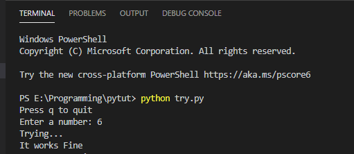 Exception Handling in Python |Episode #15| try with else answer