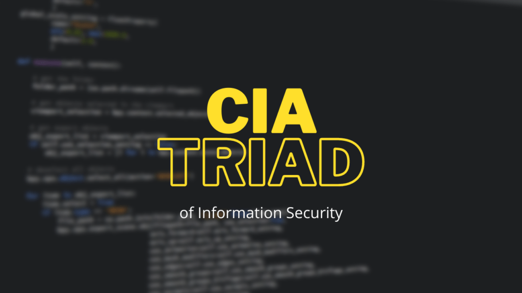 The CIA Triad