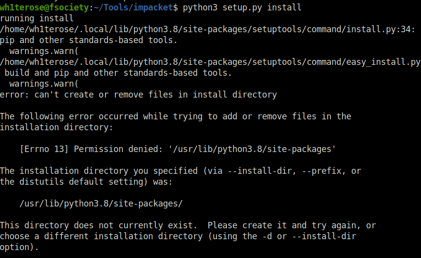 python install