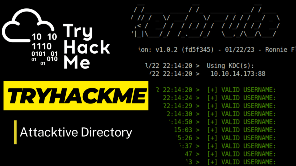 Tryhackme - Attacktive Directory Attacktive Directory