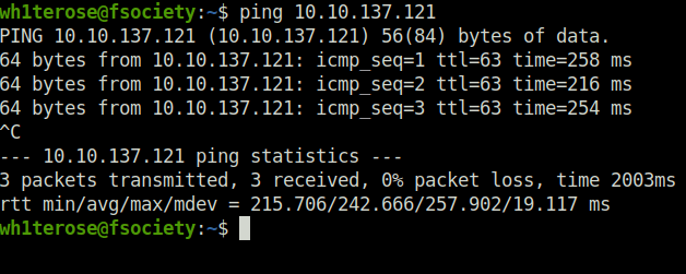 Tryhackme - Brooklyn nine nine pinging the machine