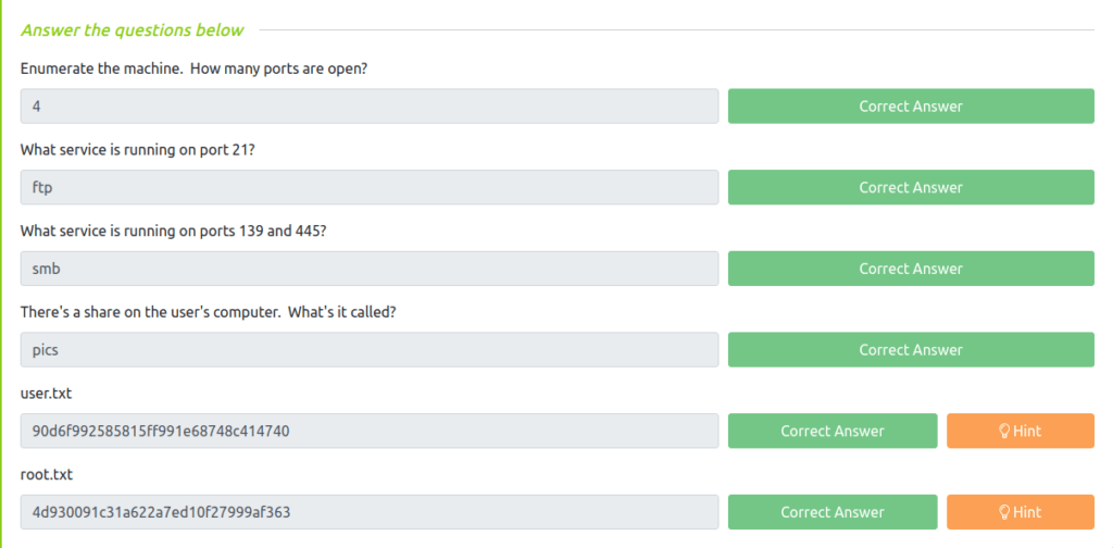 Tryhackme - Anonymous Task 1 - Pwn