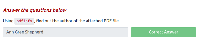 Tryhackme - Intro To Digital Forensics pdfinfo ransom-letter.pdf