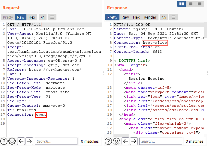 Tryhackme - Burpsuite: Repeater Request and Response