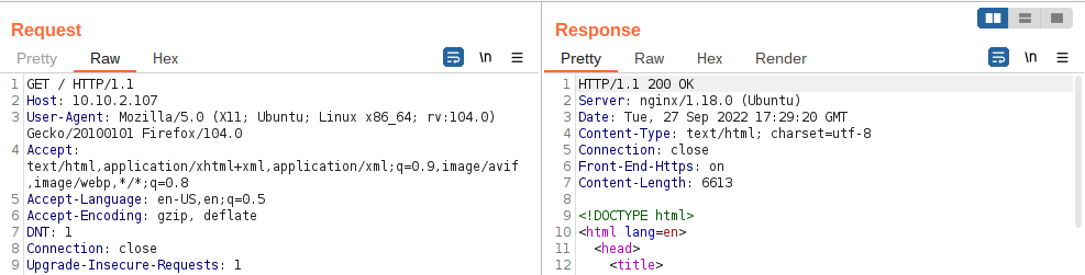 Tryhackme - Burpsuite: Repeater Repeater tab