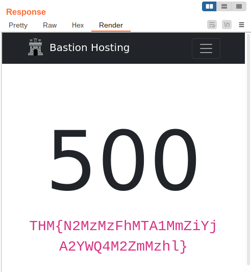 Tryhackme - Burpsuite: Repeater Flag in render