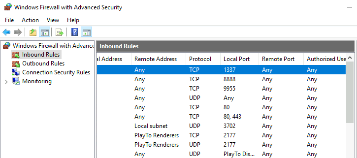 Tryhackme - Investigating Windows Firewall rules