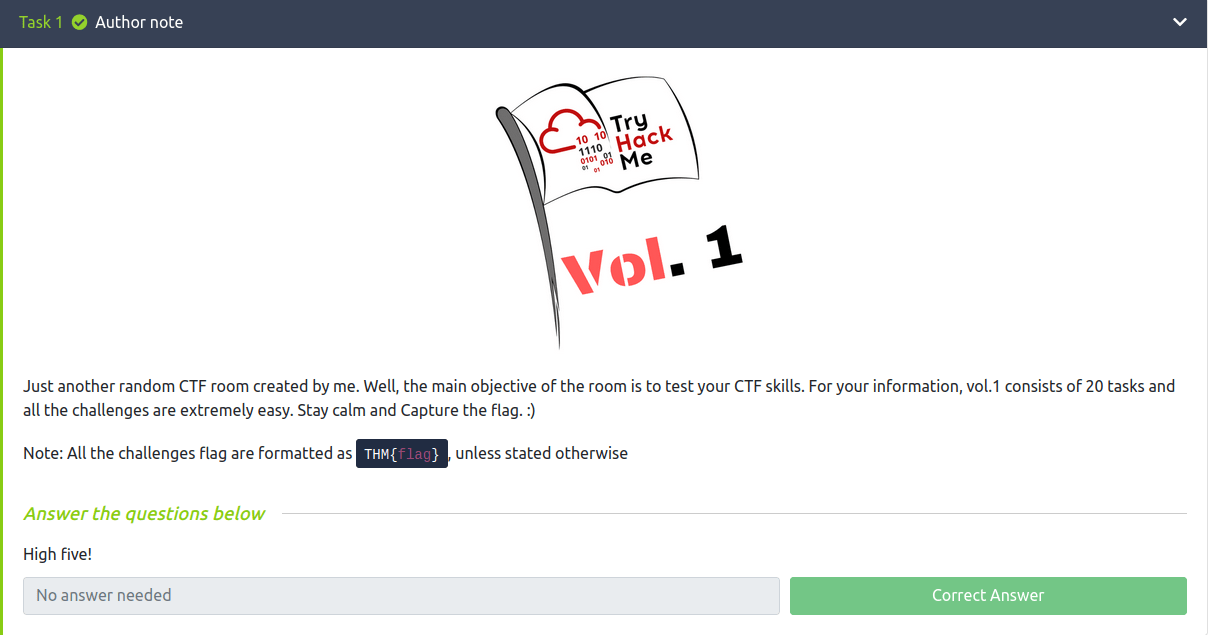 Rehack Ctf Tryhackme - CTF collection Vol.1