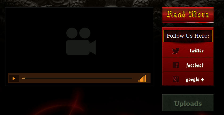 Tryhackme - Gaming Server Upload button