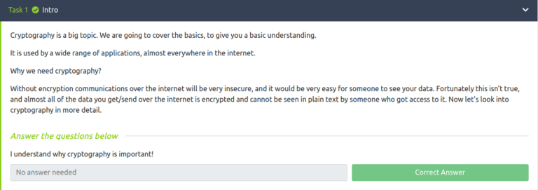 Tryhackme Cryptography For Dummies