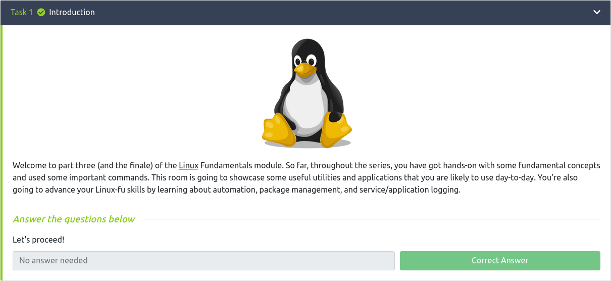 Tryhackme Linux Fundamentals Part 3 Tryhackme Linux Fundamentals Part 3