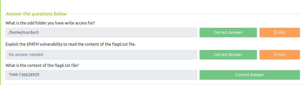 Tryhackme - Linux Privilege Escalation Task 10 - Privilege Escalation: PATH