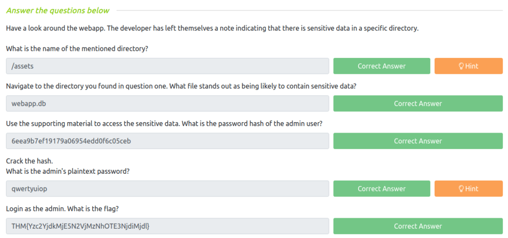 Task 11 - [Severity 3] Sensitive Data Exposure (Challenge)