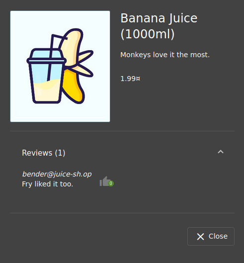 Tryhackme - OWASP Juice Shop Banana Juice