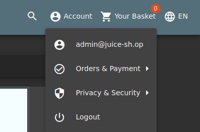 Tryhackme - OWASP Juice Shop Your Basket options