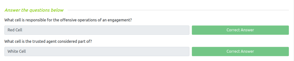 Tryhackme - Red Team Fundamentals Task 4 - Teams and Functions of an Engagement