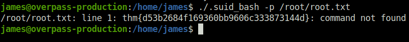 Tryhackme - Overpass 2 (Hacked) root.txt