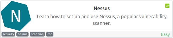Tryhackme - Nessus Nessus