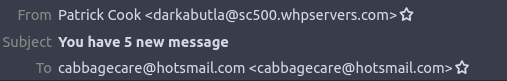 Tryhackme - Threat Intelligence Tools Sender's email address
