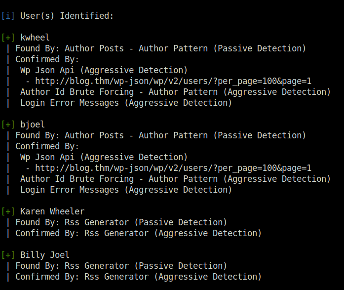 Tryhackme - Blog user enumeration