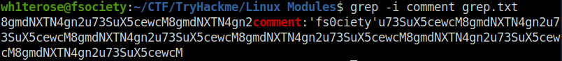 Tryhackme - Linux Modules grep.txt