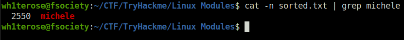 Tryhackme - Linux Modules sorted.txt