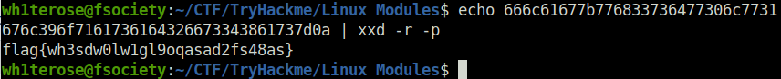 Tryhackme - Linux Modules Tryhackme - Linux Modules