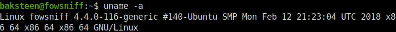 Tryhackme - Fowsniff CTF uname -a