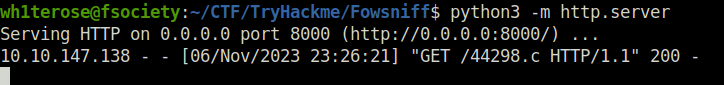 Tryhackme - Fowsniff CTF python HTTP server