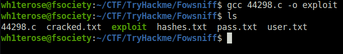 Tryhackme - Fowsniff CTF compiling exploit