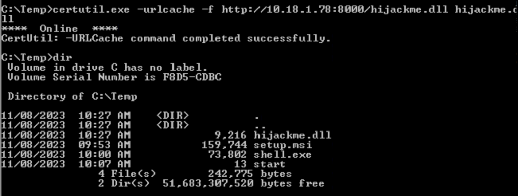 Tryhackme - Windows PrivEsc Arena hijackme.dll