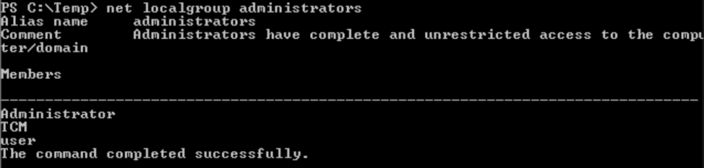 Tryhackme - Windows PrivEsc Arena net localgroup administrators