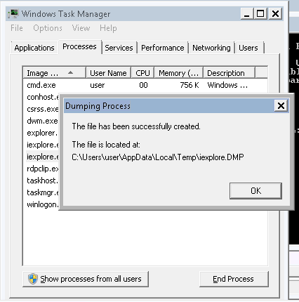 Tryhackme - Windows PrivEsc Arena Dumping Process