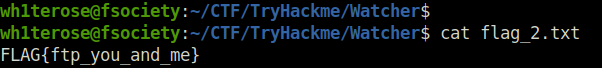 Tryhackme - Watcher flag 2