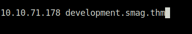 Tryhackme - Smag Grotto edit /etc/hosts file