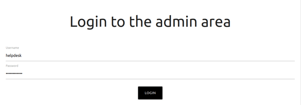Tryhackme - Smag Grotto Admin login panel