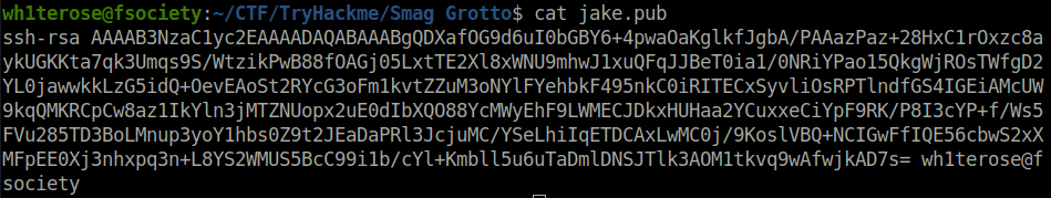 Tryhackme - Smag Grotto cat jake.pub