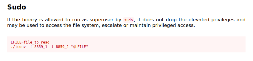 Tryhackme - Tech_Supp0rt: 1 GTFObins sudo
