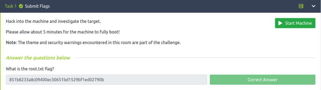 Tryhackme - Tech_Supp0rt: 1 Task 1 - Submit Flags