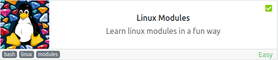 Tryhackme - Linux Modules Linux Modules