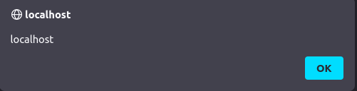 DVWA - DOM Based Cross Site Scripting (Low/Med/High) localhost popup