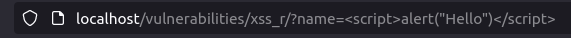DVWA - Reflected Cross Site Scripting (Low/Med/High) payload URL